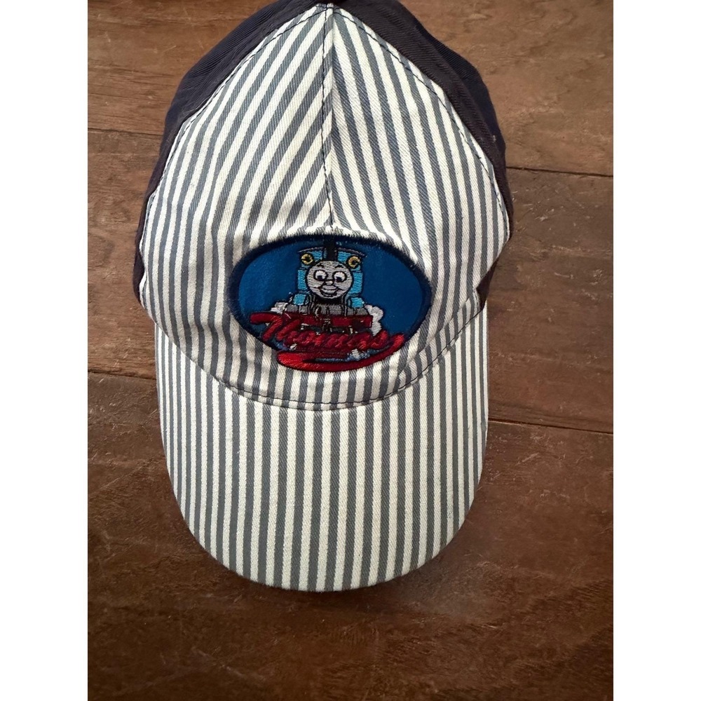 Vintage Thomas & Friends‎ Blue Hickory Stripe Conductor Baseball Cap Hat